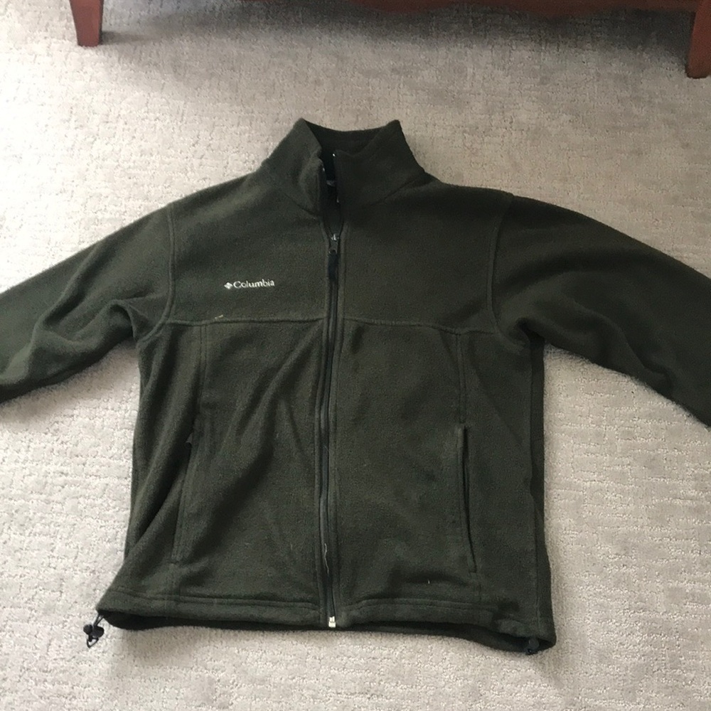 Forest green Columbia fleece